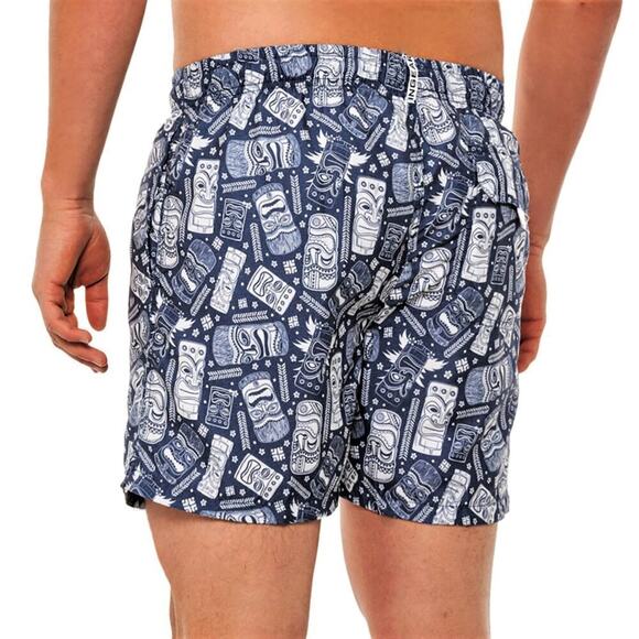 NWT Ingear Men's Printed Quick Drying Built-In Brief Pockets Swim Shorts Trunks - Picture 3 of 5